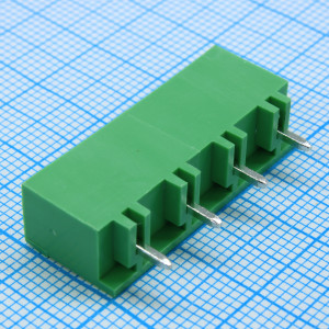 2EDGVC-7.62-04P-14-100A(H), Разъемный клеммный блок на плату, 4 контакта. Серия 2EDGVC-7.62