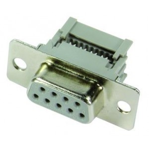 09661187500, Стандартные соединители D-Sub  9P FEMALE IDC METAL SHELL