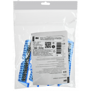 TEKFOR Шина N ноль в комбинированном DIN-изоляторе Стойка 6х9-17-С IEK TF-NN10-17-DP-K07