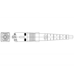 106044-3000, Волоконно-оптические соединители BLC Multimode 127um CeramicPC Ferrule 4P