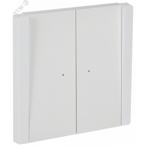 Выключатель 2-кл. СП FORTE&PIANO 10А FP206 с индикацией бел. IEK FP-V20-1-10-1-K01