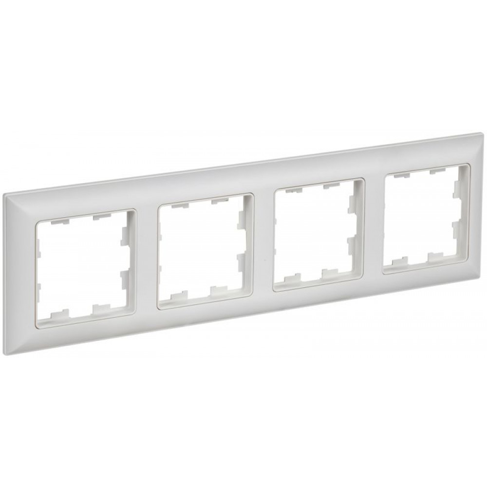 Изображение товара BRITE Рамка 4-местная арктический белый IEK BR-M42-12-K91