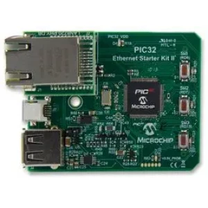 DM320004-2, Макетные платы и комплекты - PIC / DSPIC Ethernet Strtr KitII