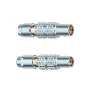 FGZ.2S.308.CLAD82, Цилиндрические защелкивающиеся разъемы 8P Straight Socket Chrome Cu