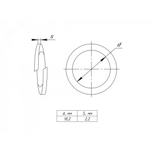 Шайба гровер M10 DIN 127 EKF