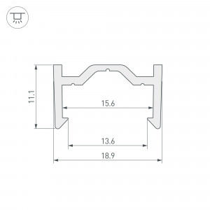 Диммер SMART-DIM105 (12-48V, 15A, TRIAC) 025029
