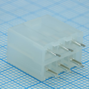 L-KLS1-4.20-2X03-SB, Вилка на кабель 2х3 контакта шаг 4.2мм