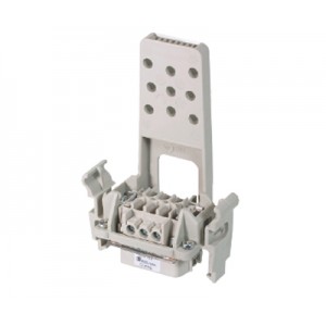 Вилочная контактная вставка ST 70.3 /24 RVZ, Вилочная контактная вставка, винтовая фиксация, 24 полюса + PE, типоразмер 24B, 500V, 16A, сечение обслуживаемых проводников 0,5-2,5 мм кв, тип покрытия контактов: олово, с защелками, с разгрузкой от натяжения, с монтажной рамкой