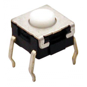 B3W1002, Кнопка тактильная 6х6мм 2.26N 0.05A 24В 300000 циклов