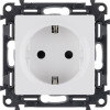 Изображение товара Розетка 1-м СП Valena Life 16А IP20 250В 2P+E защ. шторки безвинтов. клеммы с лицев. панелью механизм бел. Leg 753420
