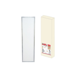 Ультратонкая светодиодная панель серии СВО 295 х1195, 36Вт, 3000К, хром, Народная (без драйвера) SQ0329-0216