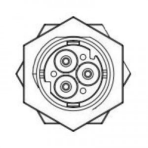 2829470-1, Светодиодные шнуры SEALED, 3P PIN PANEL MT, HAR