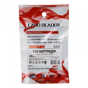 USB картридер для microSD/microSDHC 18-4110