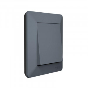 ATLASDESIGN AIR 1-постовая РАМКА, ГРИФЕЛЬ/дымчатый черный ATN220701