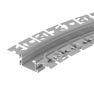 Профиль FANTOM-BENT-W23-SIDE-2000 ANOD 040331, Алюминиевый встраиваемый гибкий профиль для светодиодных лент и линеек. Изгиб вправо/влево. Минимальный радиус изгиба 50 см. Габаритные размеры (LхWхH): 2000х70х17,1 мм. Ширина площадки для ленты 17 мм.