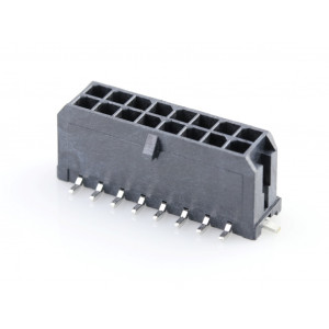 430451618, Разъем штыревой двухрядный на плату