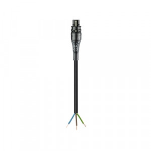 Кабельная сборка RST20i3K1-S 15P 10SW, Кабельная сборка, оконеченная вилочным разъемом RST20i3 и свободным концом, 3 полюса, длина кабеля: 1 метр,сечение жил кабеля: 3х1,5 мм.кв., номинальные характеристики: 250V, 16A, цвет корпуса: черный, цвет контактной вставки: черный, цвет кабеля: черный,