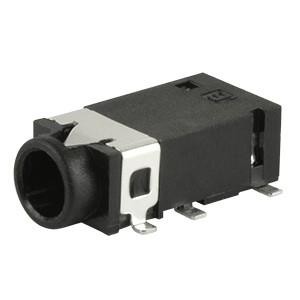SJ2-35894B-SMT-TR, Телефонные разъемы 3.5mm Audio Jack SMT 4conductr Tip switch