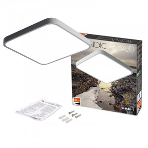 Светильник светодиодный декоративный PPB Scandic-S 54Вт 4000К IP20 настенно-потолочный бытовой GR 5037274