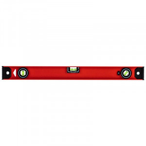 УРОВЕНЬ АЛЮМИНИЕВЫЙ РЕЛЬС, 600ММ, 3 глазка, 1 поворотный, погрешность 0.5-1мм/м., -40...+90°С