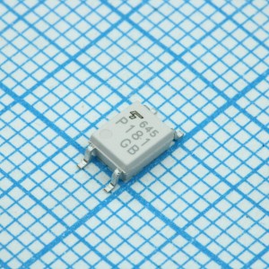 TLP181(GB-TPL,F), Оптопара с транзисторным выходом x1 3.75kV 80V 0.05A 0.15W 100...600% -55...+110C NBC