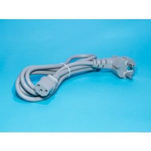 SCZ-1G, Кабель сетевой 220В прямой, 0207-1.8M-92, серый, 1,8м