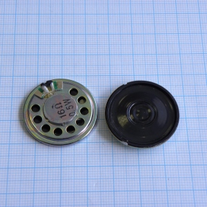 Капсюль динYD30N 16Ом 0.5Вт, динамик ШП