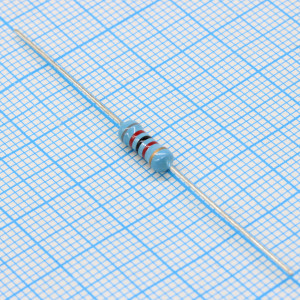 MF5082KJTB055, Резистор металлопленочный 0.5Вт 82кОм ±5% ±100 ppm/°C