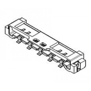 501864-5081, Соединители FFC и FPC 0.5 FFC To Board RA Type 50Ckt EmbsTpPkg