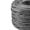 Кабель витая пара F/UTP кат.5E 4х2х24AWG solid CCA PVC сер. (м) 01-0142-3