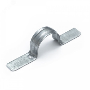 Скоба металлическая двухлапковая СМД d21-22 мм для монтажного пистолета (без отверстий) (100 шт/уп) Промрукав PR13.1987