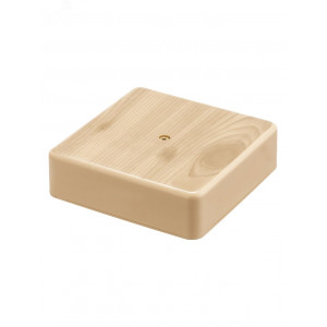 Коробка распаячная КР 100х100х29 ОП сосна IP40, инд. штрихкод SQ1401-0407