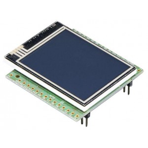 RWM06343302JS09E1, Средства разработки визуального вывода Pyboard LCD Skin w/ Resistive Touch