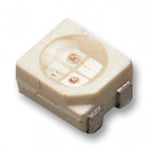 HSMF-A211-A00J1, Светодиод зеленый/красный прозрачный 4PLCC для поверхностного монтажа