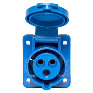 Розетка скрыт. уст. 16А 220В 2P+РЕ IP44 (413) ps-413-16-220