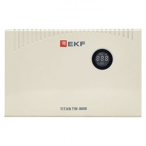 Стабилизатор напряжения электронный с возможностью настенного монтажа TITAN -TW-8000 EKF [stab-TW-8000]