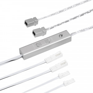 ИК-датчик SR-PRIME-IRD/H-S17х9-SL (12-24V, 48-96W, DOOR/HAND) 046149, Выключатель для светодиодной ленты 12-24 В. В комплекте 2 датчика. Питание/рабочее напряжение DC 12-24 В, максимальный ток 4 A на канал, 1 канал, максимальная мощность 48-96 Вт. Реагирует на открывание дверей или движение рукой