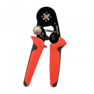 HT-16-4, Кримпер для обжима штыревых наконечников 0.08-16.0 мм2 с регулятором прижимного усилия