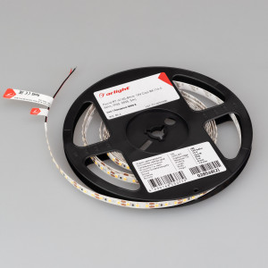 Лента RT-A120-8mm 12V Cool 8K (14.4 W/m, IP20, 2835, 5m) 028568(2), Светодиодная лента RT-A120, открытая. Светодиоды 2835, 120 шт/м (600 шт на 5 м), белая плата, ширина 8 мм, скотч 3M. Цвет ХОЛОДНЫЙ 8000 K, цветопередача CRI>85, угол 120°. Питание 12V, мощность 14.4 Вт/м (72 Вт на 5 м). Размеры 5000x8x1.5 мм. Мин.отрезок