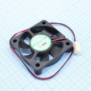 EC5010L12S, Вентилятор 12В, 50х50х10мм , подш. скольжения, 4000 об/мин, провод + разъём