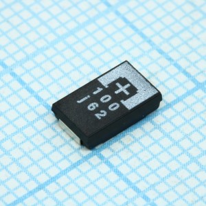 6TPE100MI, Конденсатор танталовый полимерный 100мкФ ±20% 6.3В D2E_корпус  (7.3 X 4.3 X 1.8мм) для поверхностного монтажа 7343 0.018Ом 105°С лента на катушке