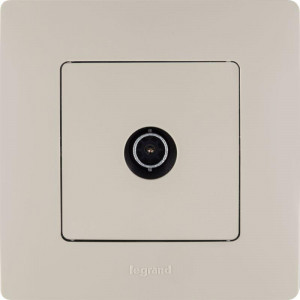 ETIKA Розетка телевизионная TV Звезда слоновая кость 672351