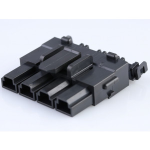 428160412, Вилка, провод-плата, "мама", Серия: Mini-Fit Sr, 10мм, PIN: 4, 600В