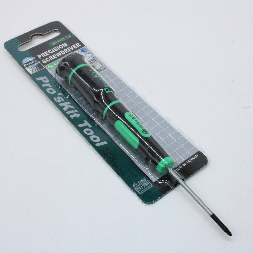 Изображение товара Прецизионная крестовая отвертка SD-081-Z2 PZ#00 50 мм с вращающейся ручкой