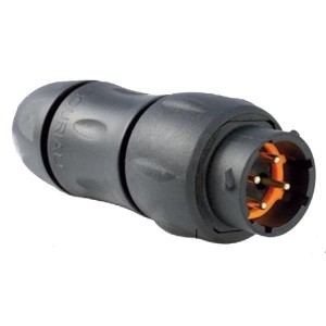 UTS1JC124S, Стандартный цилиндрический соединитель 4P Sckt Recept Sz 12 Cable Mnt Backshell