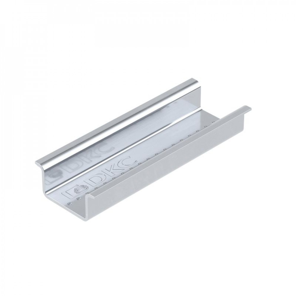 Изображение товара DIN-рейка с насечкой Omega 3A 35х15мм, длина 2 метра для электроустановок