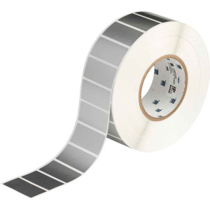 brd148789, THT-17-8591-3-SL этикетки, материал B-8591, полиэстер, серебристый, размер 50.8х25.4мм, 3 000 шт. в рул.