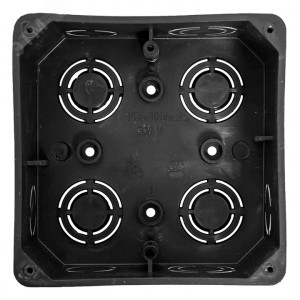 Коробка распределительная КМТ-010-006 с крышкой для твердых стен (107х107х50) с саморезами IP20 PROxima plc-kmt-010-006