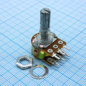 16K2 KC 2X1K, Резисторы регулировочные однооборотные(300 °),сдвоенные. Предназначены для работы в электрических цепях постоянного, переменного и импульсного тока.