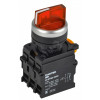 Переключатель с подсветкой 3 полож. 2NO красный MASTER IEK MI-SW60-20XD-4-14-3-K04